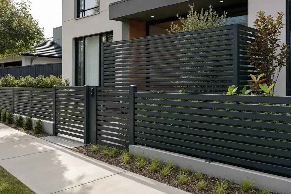 Aluminium & Slat Fencing in Launceston
