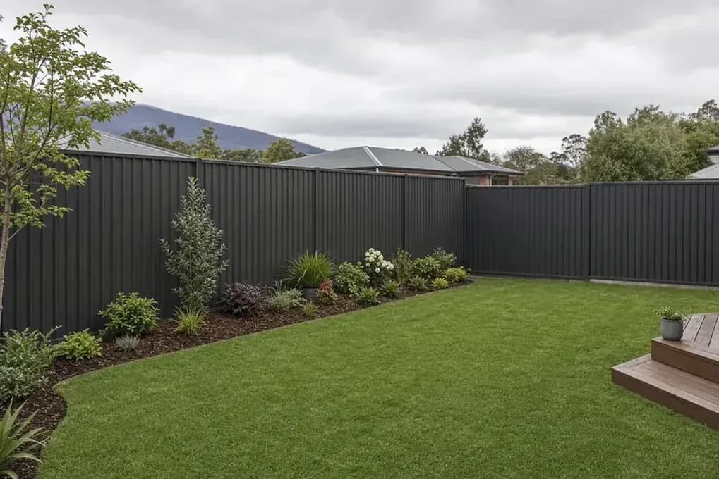 A Solid, Gap-Free Boundary, colorbond fencing in Launceston