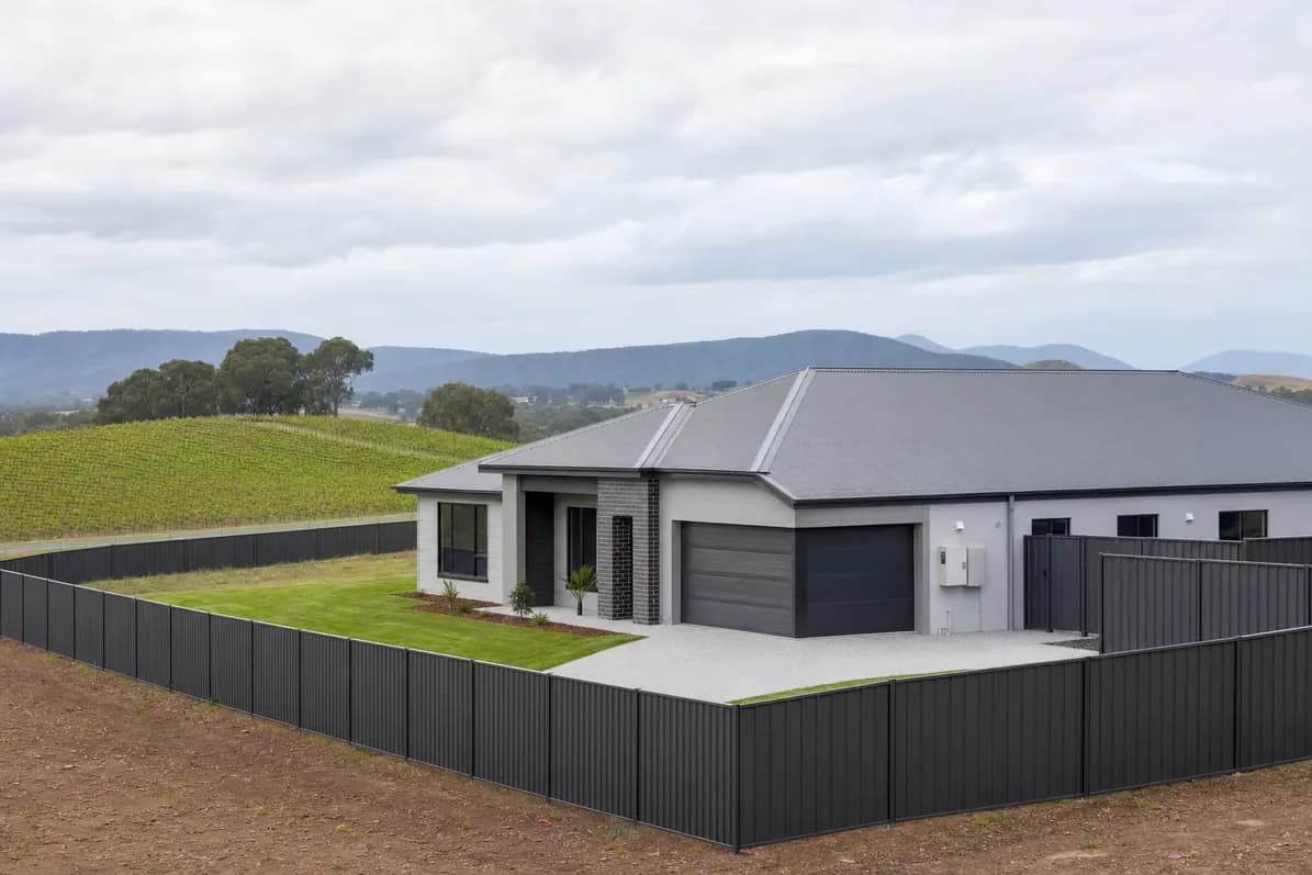 Fencing in Legana, Launceston