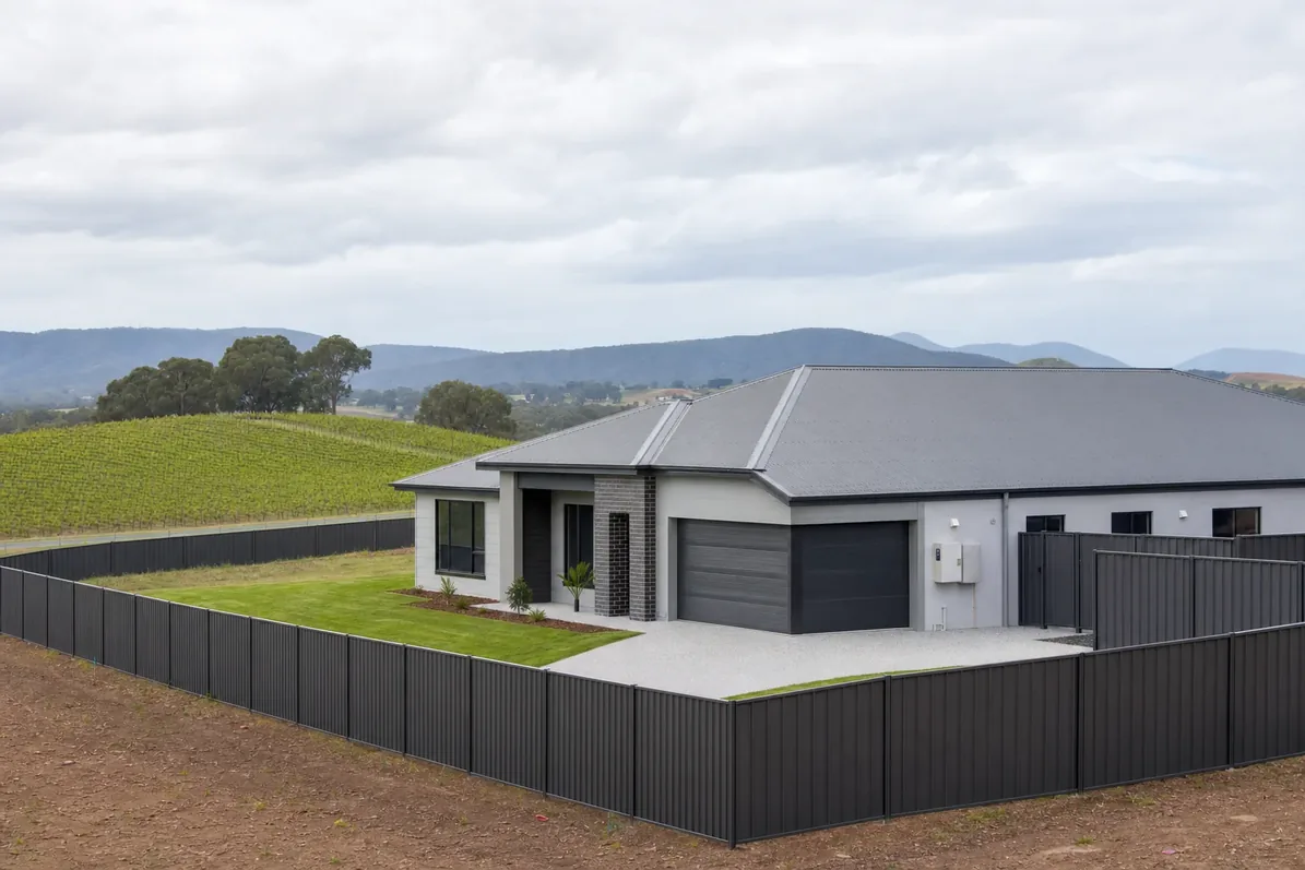 Fencing in Legana, Launceston