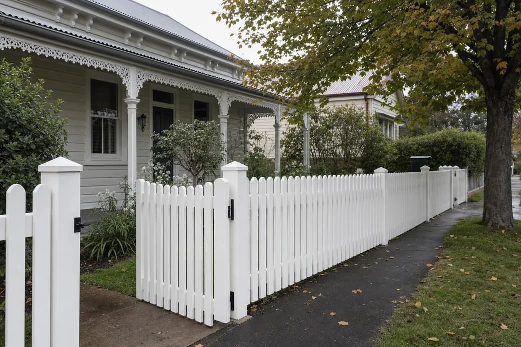Timber Picket Fencing in Launceston